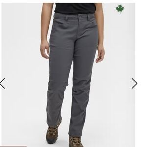 MEC mountain equipment company, women's  Convertible hiking pants Gray Sz 16